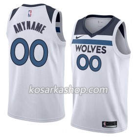 Dres Minnesota Timberwolves Prilagođeni Nike 2017-18 Bijela Swingman